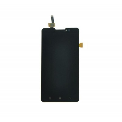 Lcd With Touch Screen For Lenovo P780 Black By - Maxbhi Com