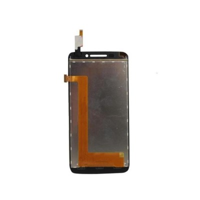 Lcd With Touch Screen For Lenovo S650 Black By - Maxbhi Com