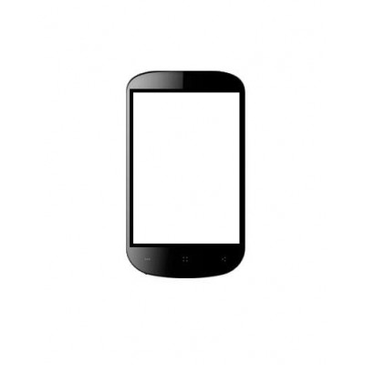Replacement Front Glass For Karbonn A75 White By - Maxbhi Com