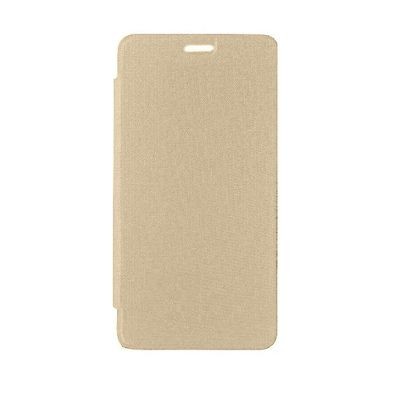 Flip Cover For Micromax Canvas Spark A380 Gold By - Maxbhi Com