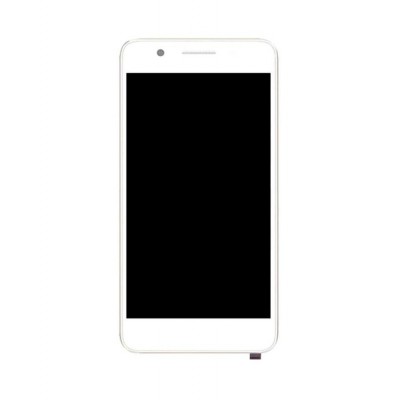 Lcd With Touch Screen For Micromax Canvas Hue 2 A316 White By - Maxbhi Com