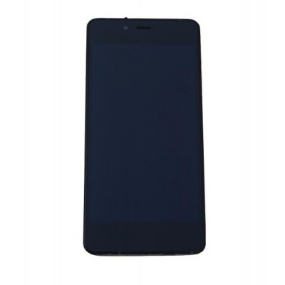 Lcd With Touch Screen For Micromax Canvas Sliver 5 Q450 White By - Maxbhi Com