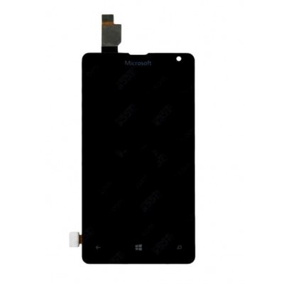 Lcd With Touch Screen For Microsoft Lumia 430 Dual Sim Black By - Maxbhi Com