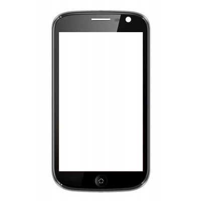 Replacement Front Glass For Videocon A25 Black By - Maxbhi Com