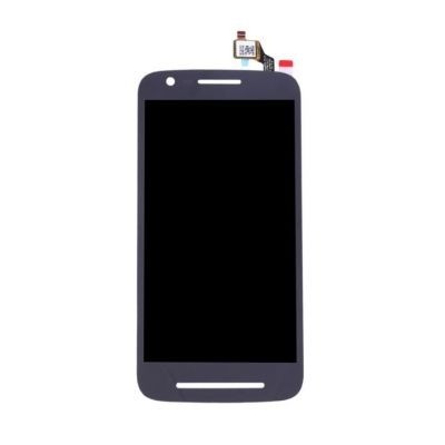 Lcd With Touch Screen For Motorola Moto E3 Power Black By - Maxbhi Com