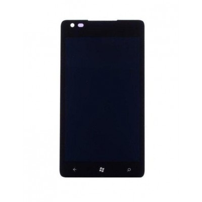 Lcd With Touch Screen For Nokia Lumia 900 Black By - Maxbhi Com