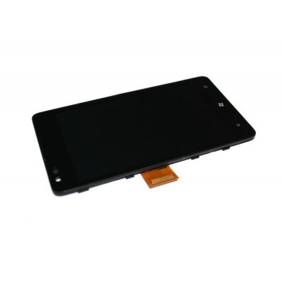 Lcd With Touch Screen For Nokia Lumia 900 White By - Maxbhi Com
