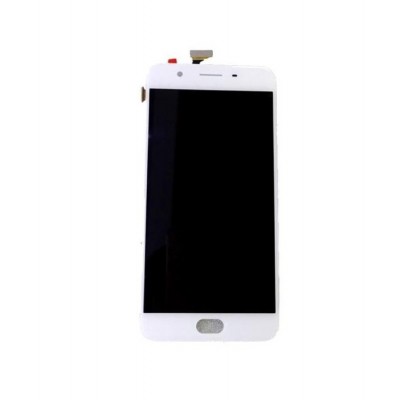Lcd With Touch Screen For Oppo A59 White By - Maxbhi Com