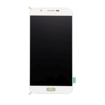 Lcd With Touch Screen For Samsung Galaxy A8 White By - Maxbhi Com