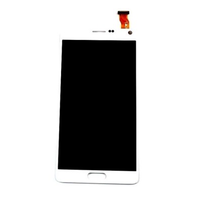 Lcd With Touch Screen For Samsung Galaxy Note 4 White By - Maxbhi Com