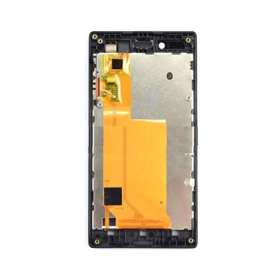 Lcd With Touch Screen For Sony Xperia J St26i Black By - Maxbhi Com
