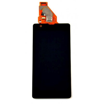 Lcd With Touch Screen For Sony Xperia Zr Black By - Maxbhi Com