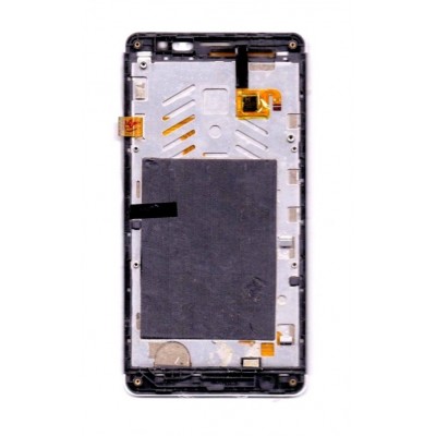 Lcd With Touch Screen For Spice Mi506 Stellar Mettle Icon White By - Maxbhi Com