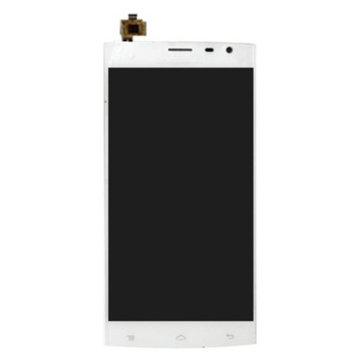 Lcd With Touch Screen For Xolo Q2000 White By - Maxbhi Com