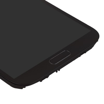 Lcd With Touch Screen For Samsung Galaxy Note Ii N7100 Black By - Maxbhi Com