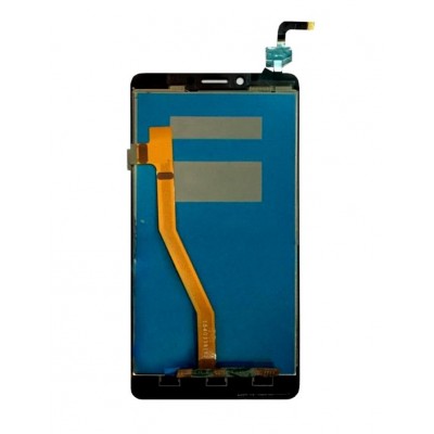 Lcd With Touch Screen For Lenovo K6 Note Black By - Maxbhi Com
