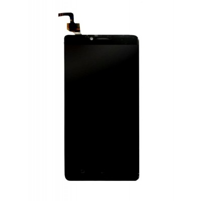 Lcd With Touch Screen For Lenovo K6 Note Black By - Maxbhi Com