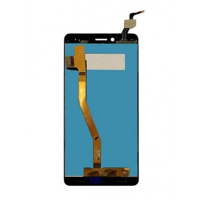 Lcd With Touch Screen For Lenovo K6 Note White By - Maxbhi Com