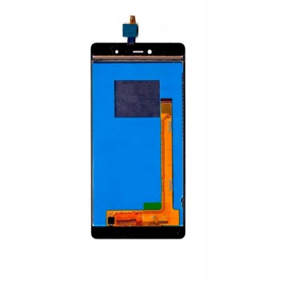 Lcd With Touch Screen For Micromax Canvas 5 Black By - Maxbhi Com