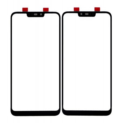 Replacement Front Glass For Asus Zenfone Max M2 Zb633kl Black By - Maxbhi Com