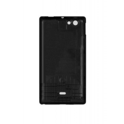 Back Panel Cover For Sony Xperia Miro St23i Black - Maxbhi Com