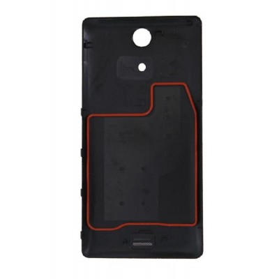Back Panel Cover For Sony Xperia Zr Black - Maxbhi Com