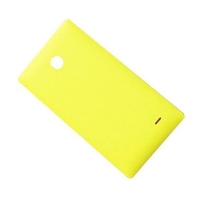 Back Panel Cover For Nokia X Dual Sim Rm980 Yellow - Maxbhi Com