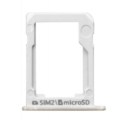 Sim Card Holder Tray For Samsung E700h White - Maxbhi Com