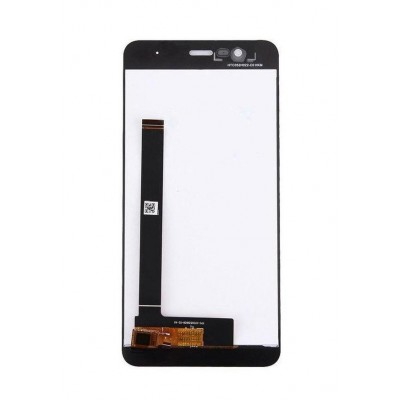 Lcd With Touch Screen For Asus Zenfone Pegasus 3 16gb Black By - Maxbhi Com