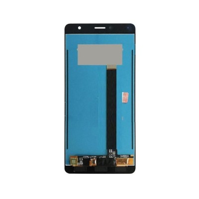 Lcd With Touch Screen For Asus Zenfone 3 Deluxe Zs570kl Silver By - Maxbhi Com