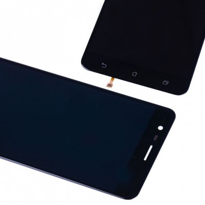 Lcd With Touch Screen For Asus Zenfone 3 Zoom Ze553kl Black By - Maxbhi Com