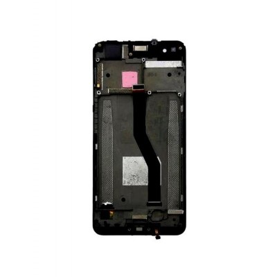 Lcd With Touch Screen For Asus Zenfone 3 Zoom Ze553kl Black By - Maxbhi Com
