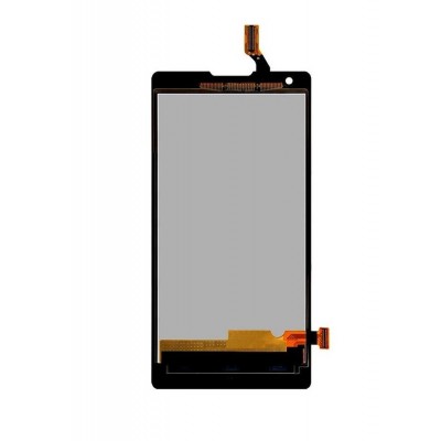 Lcd With Touch Screen For Huawei Ascend G700 Black By - Maxbhi Com