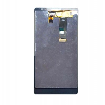 Lcd With Touch Screen For Huawei Ascend Mate White By - Maxbhi Com