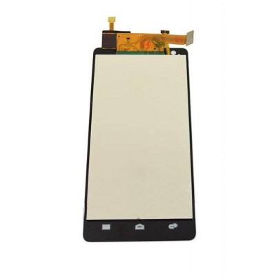 Lcd With Touch Screen For Huawei Honor 3 White By - Maxbhi Com
