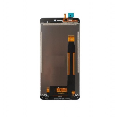 Lcd With Touch Screen For Cubot Max Black By - Maxbhi Com