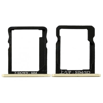Sim Card Holder Tray For Huawei Ascend G7 Gold - Maxbhi Com