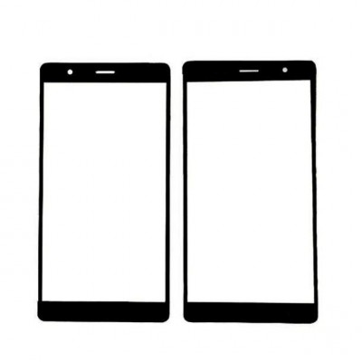 Replacement Front Glass For Bq Aquaris E6 Black By - Maxbhi Com