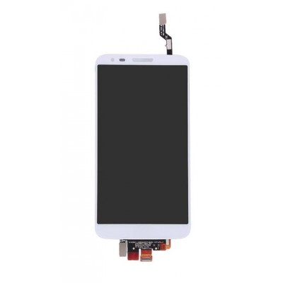 Lcd With Touch Screen For Lg G2 D800 White By - Maxbhi Com