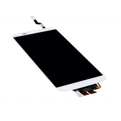 Lcd With Touch Screen For Lg G2 F320 White By - Maxbhi Com