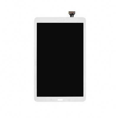 Lcd With Touch Screen For Samsung Galaxy Tab E 9 6 White By - Maxbhi Com