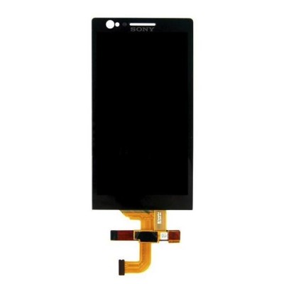 Lcd With Touch Screen For Sony Ericsson Lt22i Nypon Silver By - Maxbhi Com