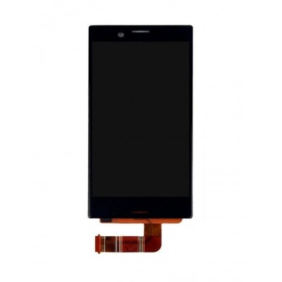 Lcd With Touch Screen For Sony Xperia X Compact Black By - Maxbhi Com