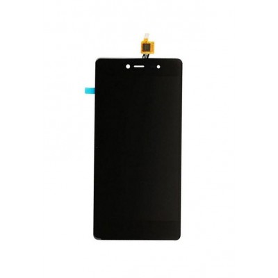 Lcd With Touch Screen For Wiko Fever 4g Black Gold By - Maxbhi Com
