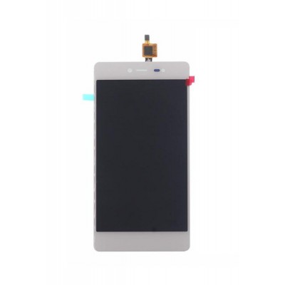 Lcd With Touch Screen For Wiko Fever 4g White By - Maxbhi Com