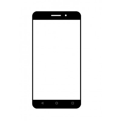 Replacement Front Glass For Mtech Eros 4g Rose Gold By - Maxbhi Com