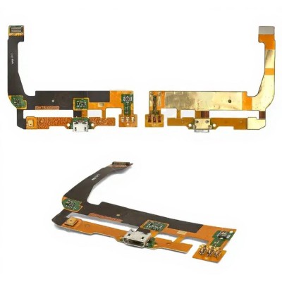 Charging Connector Flex Pcb Board For Alcatel Pop C9 By - Maxbhi Com