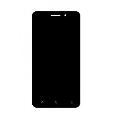 Lcd With Touch Screen For Mtech Eros 4g Black By - Maxbhi Com