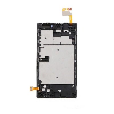 Lcd With Touch Screen For Nokia Lumia 520 Black By - Maxbhi Com