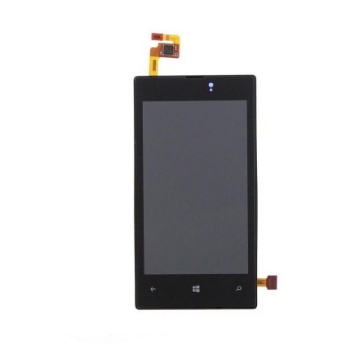 Lcd With Touch Screen For Nokia Lumia 520 White By - Maxbhi Com